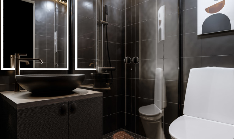 Teerenpesa Interconnecting Rooms Bathroom - Artists Impression