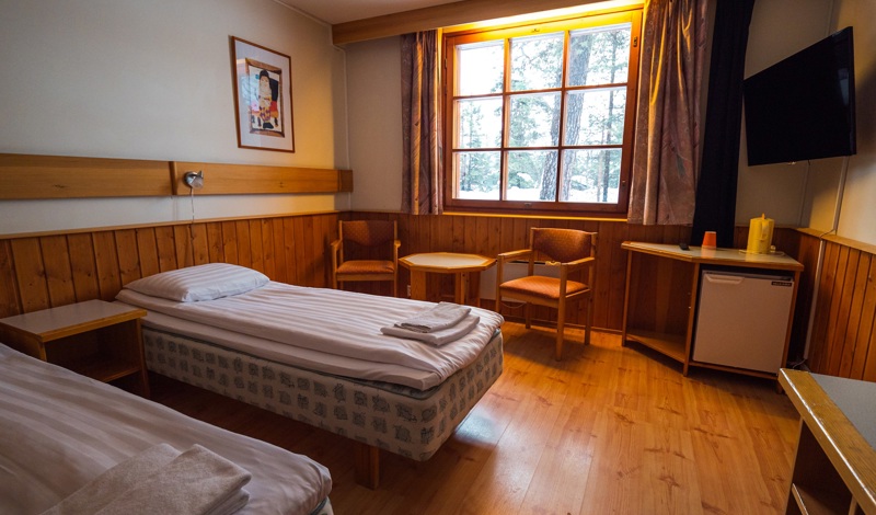 Saarriselka Inn standard bedroom