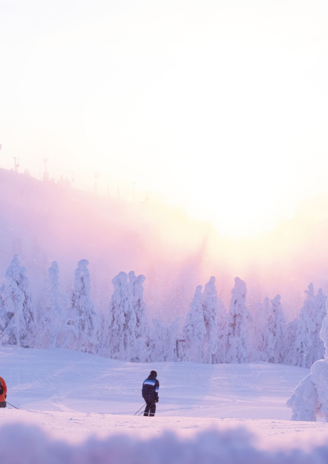 Skiing in Lapland
