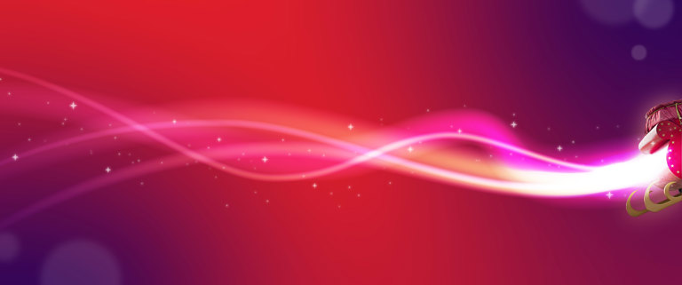 Lapland Santa holiday package glow trail with sleigh