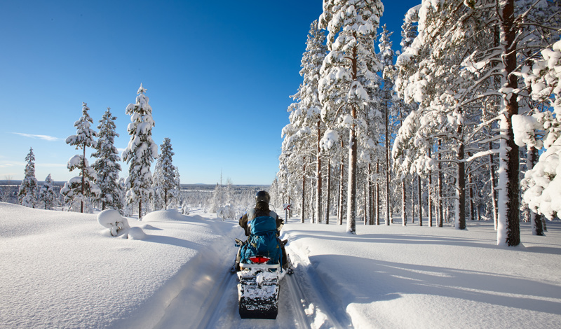 Snow in Saariselka