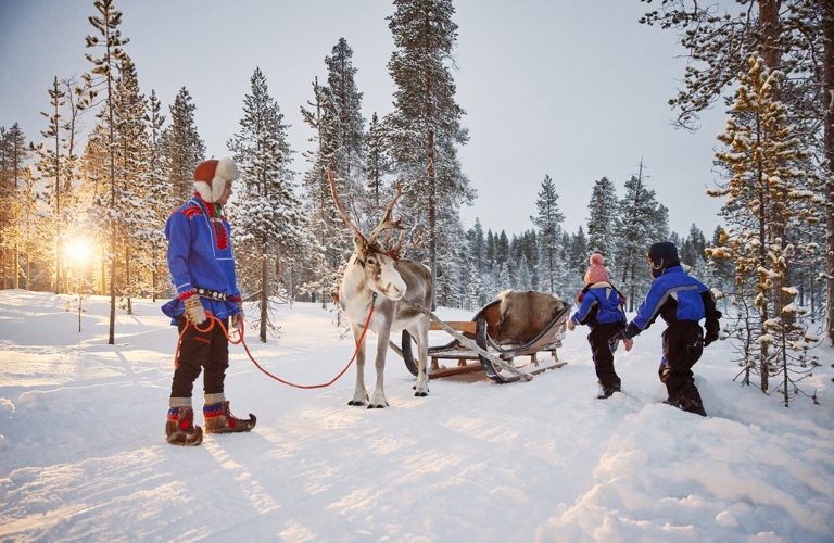 You'll fly into the heart of Lapland, then it's a short coach ride to Saariselkä. It's 200km above the Arctic Circle so it'll feel like you're on another planet.