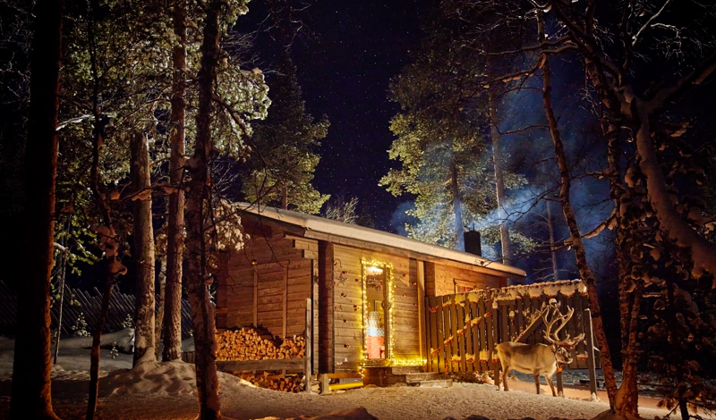 santa's magical cabin