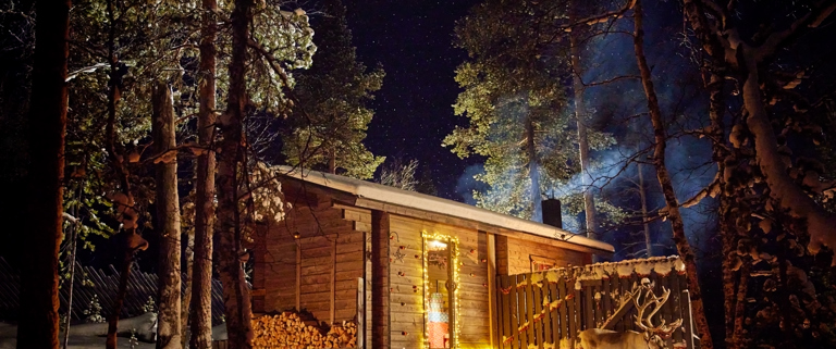santa's magical cabin