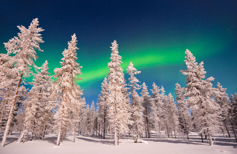 Take the chance to explore the snowy, enchanting scenery.
