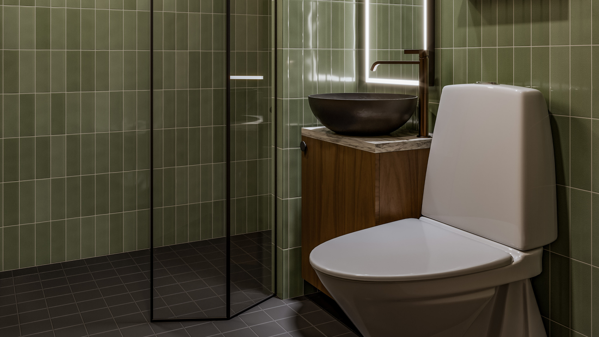 Shower room (artist impression)