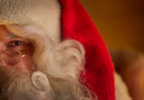 santa in Lapland
